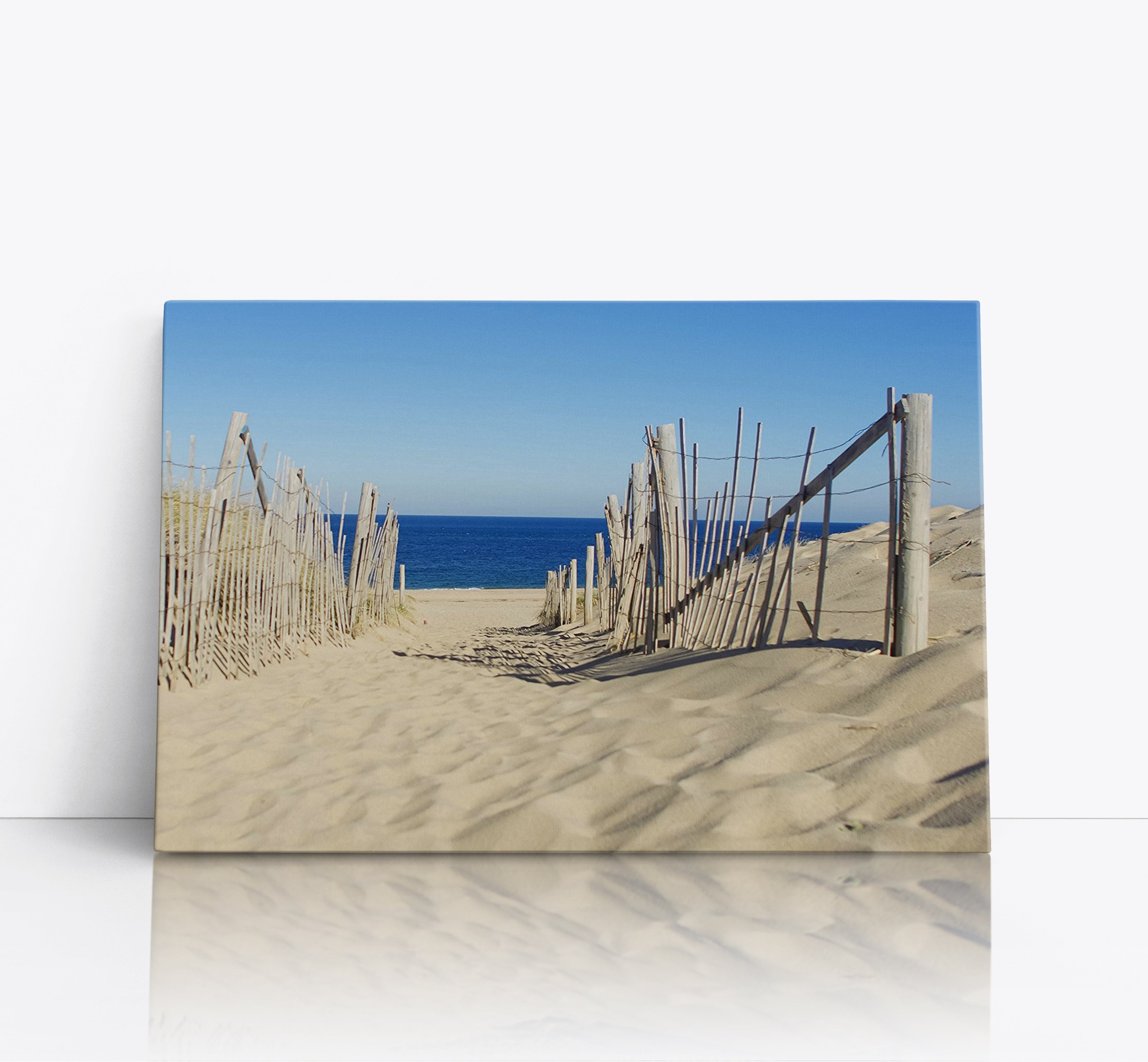 Seascape Beach Sand Dunes Landscape Wall Art