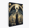 Art Deco Lady 1920's Gatsby Style Canvas Print Wall Art