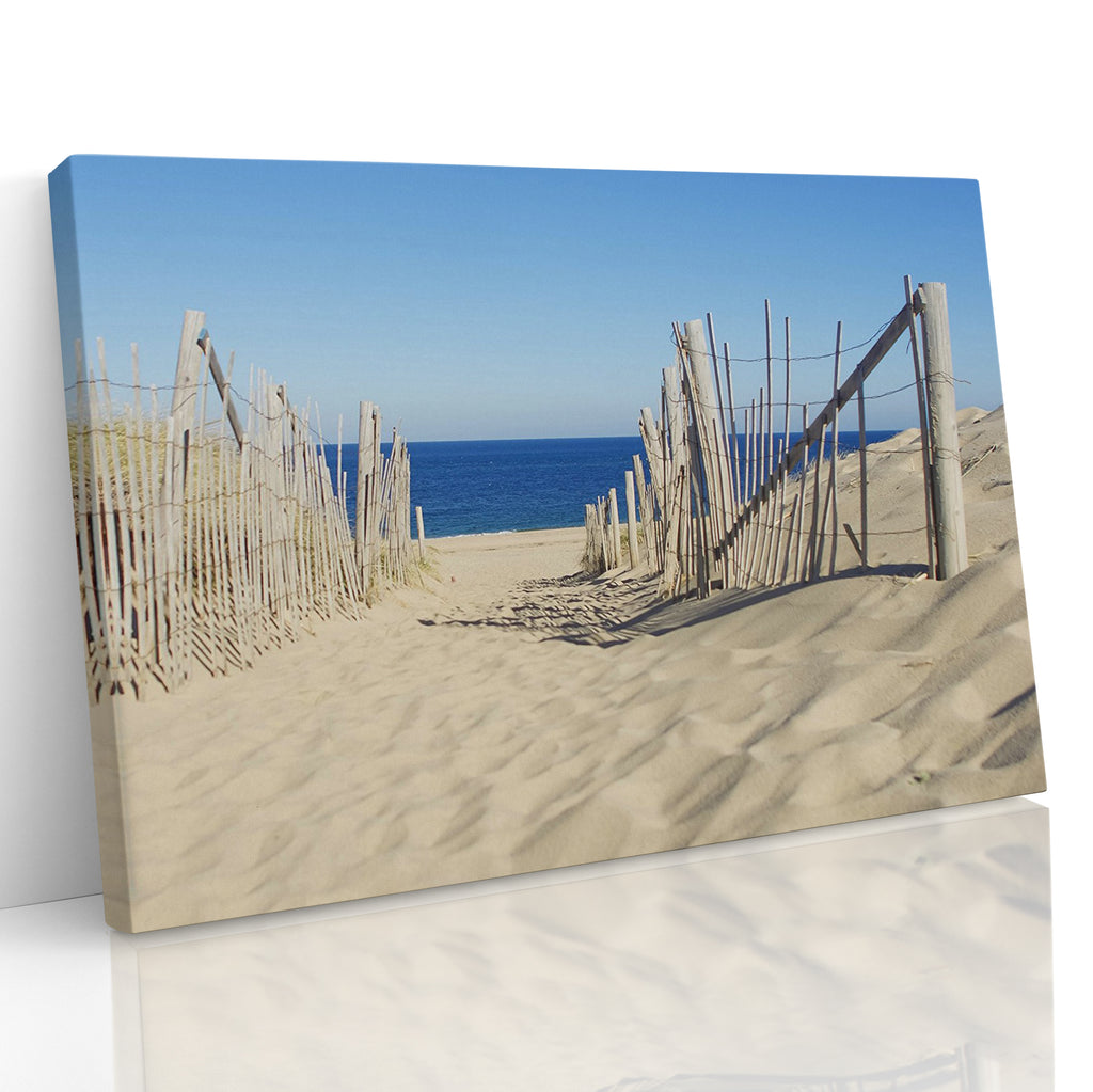 Seascape Beach Sand Dunes Landscape Wall Art