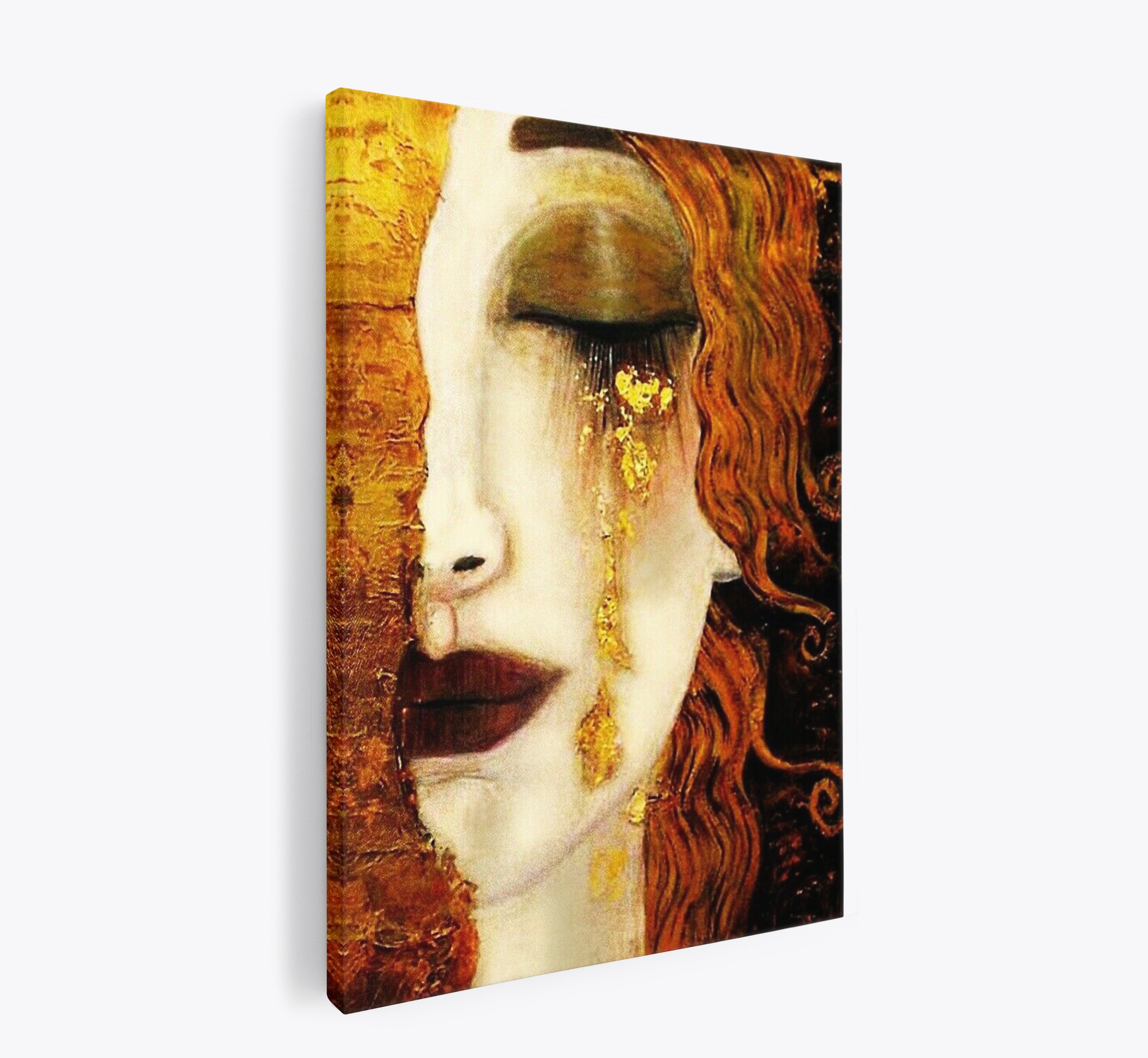 Gustav Klimt Freya's Tears Reproduction Canvas Print Wall Art