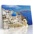 Santorini Greek Island Landscape Wall Art Canvas Print