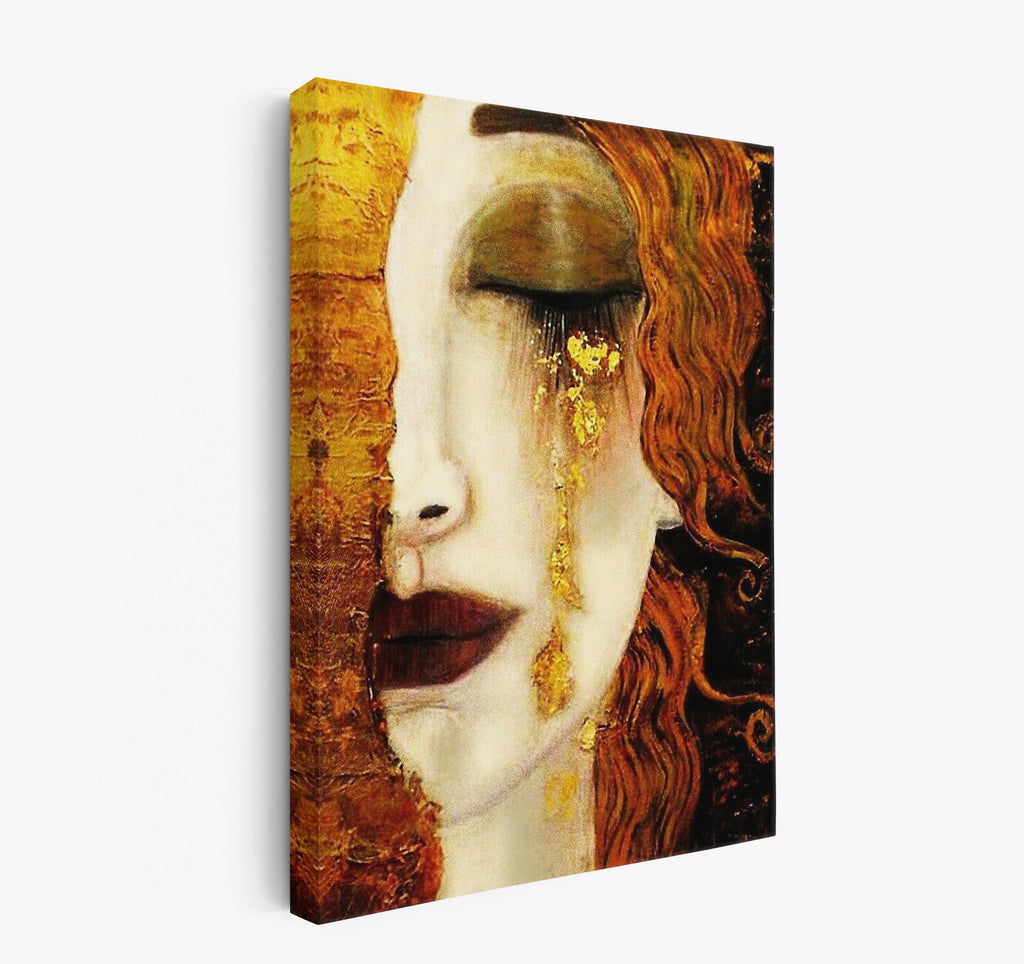 Gustav Klimt Freya's Tears Reproduction Canvas Print Wall Art