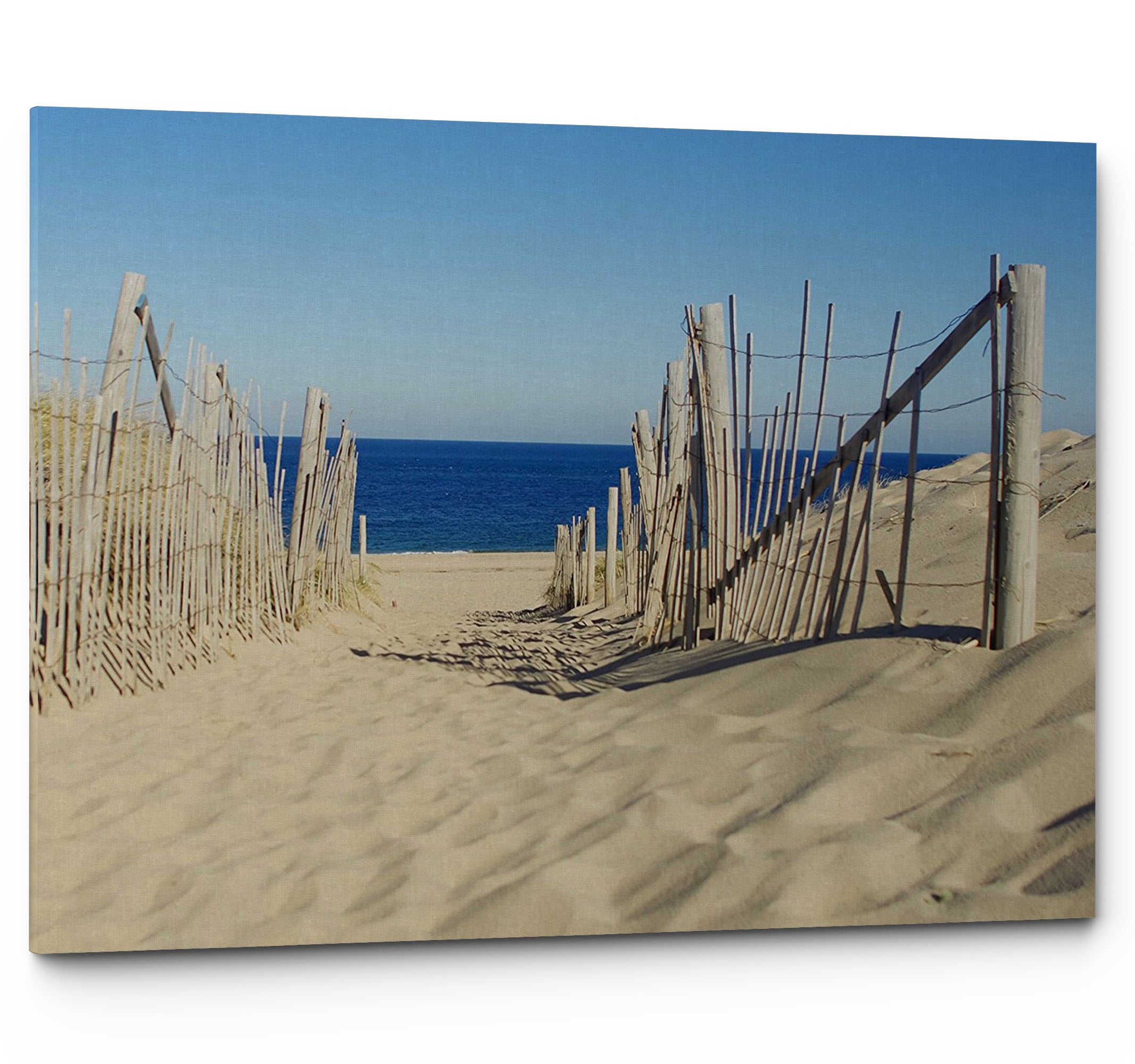 Seascape Beach Sand Dunes Landscape Wall Art