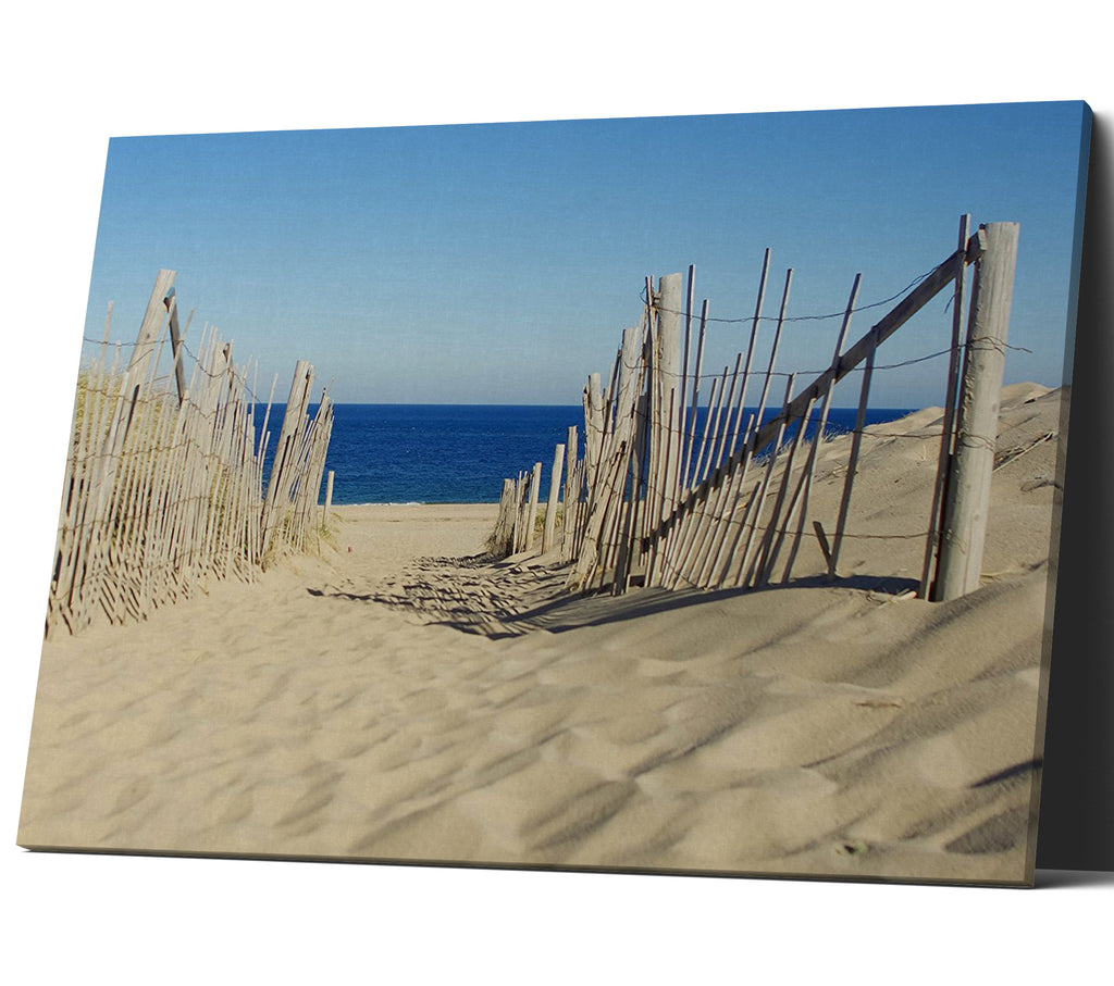 Seascape Beach Sand Dunes Landscape Wall Art