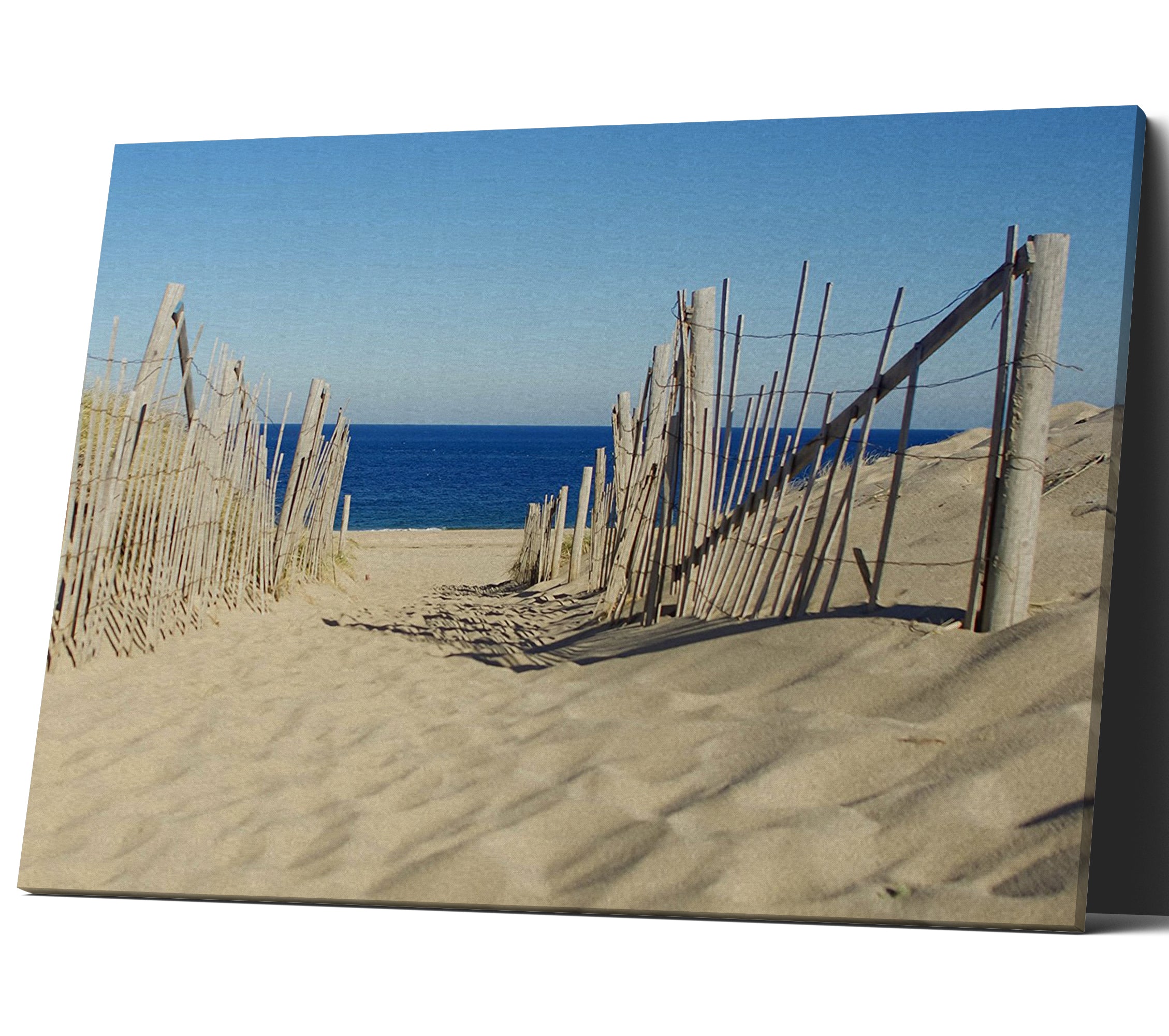 Seascape Beach Sand Dunes Landscape Wall Art