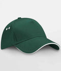 BB15C Bottle Green/White Front