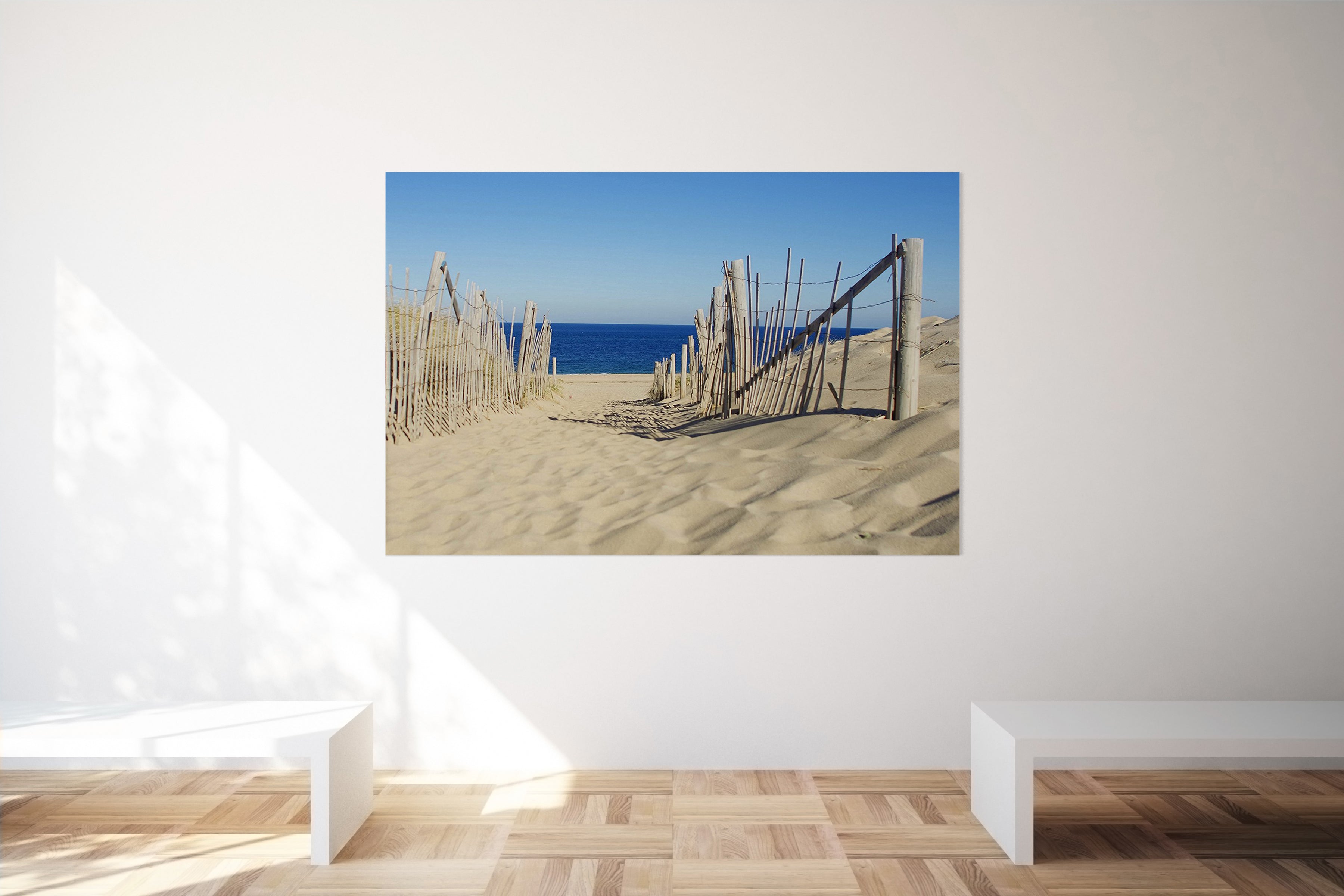 Seascape Beach Sand Dunes Landscape Wall Art