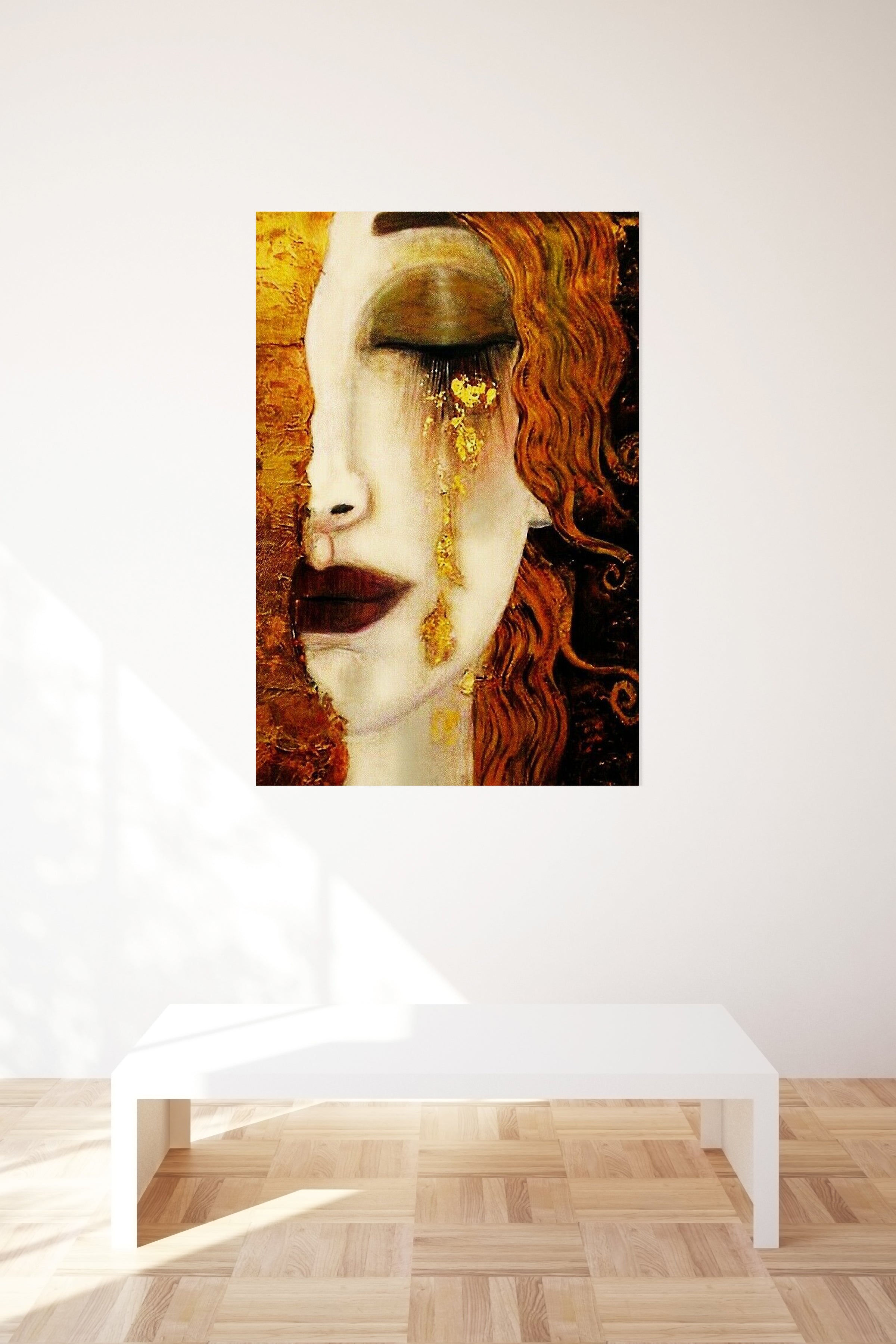 Gustav Klimt Freya's Tears Reproduction Canvas Print Wall Art